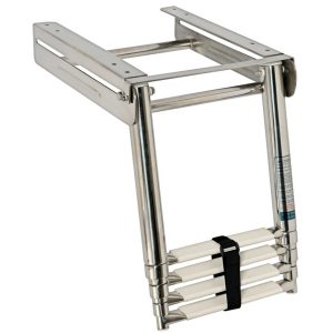 Osculati Telescopic foldaway standard ladder 4 step