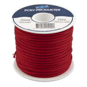 Polyester Rope Red 2,0mm 50m