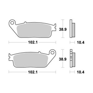 Sbs Brakepads Ceramic rear