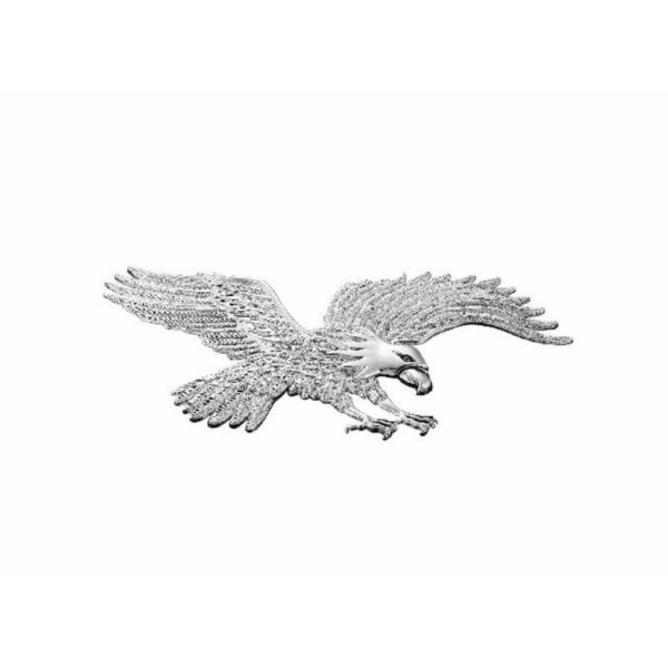 * Highway Hawk EAGLE LARGE ADHESIVE CHROME