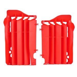 Polisport radiator louvers CRF250R 14-15 röd