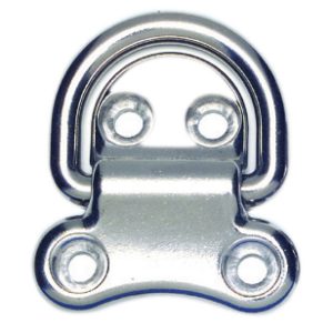 Osculati 4-hole foldable ring AISI316 45x45mm