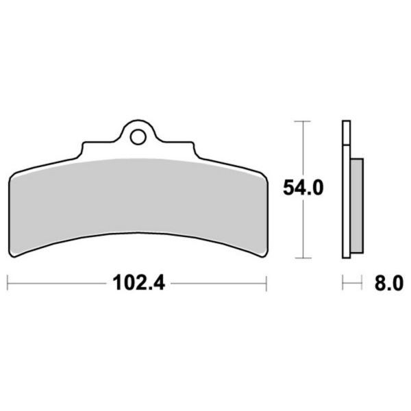 Sbs Brakepads Carbon Tech rear