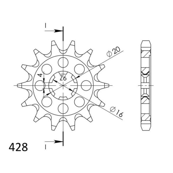 Supersprox / JT Front sprocket 555.15