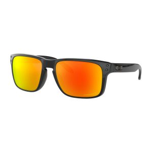 Oakley Sunglasses Holbrook Pol Black w/ PRIZM Ruby Pol