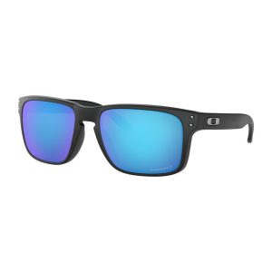 Oakley Sunglasses Holbrook Matte Black w/ PRIZM Sapph Pol