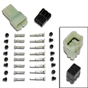 Electrosport 6-pin SQUARE Sealed Connector Set – CLEAR