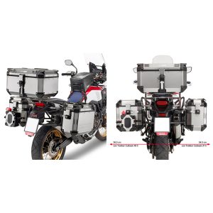 Givi Tubular pannier holder for CAM Trekker Outback CRF1000L Africa Twin (16)