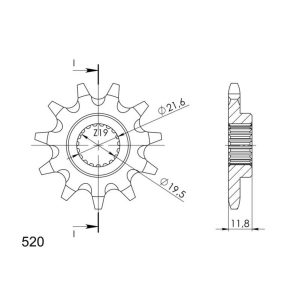 Supersprox / JT Front sprocket 3222.12