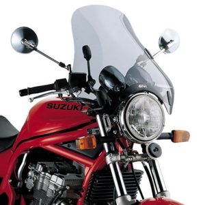 Givi Universal screen with 4 point handlebar, smoked 49 x 50 cm (HxW)