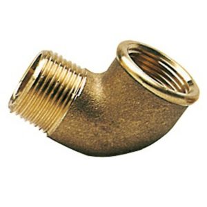 brass 90° elbow male/fem1 1/4