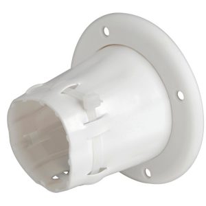 white PVC cable grommet Package 5 KPL