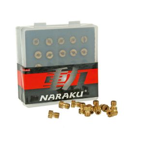 Naraku Main Jet set, 5mm, #80 – #100 (11pcs), Fits: Dellorto