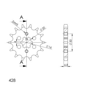 Supersprox / JT Front sprocket 548.13