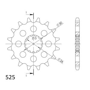 Supersprox / JT Front sprocket 1183.17