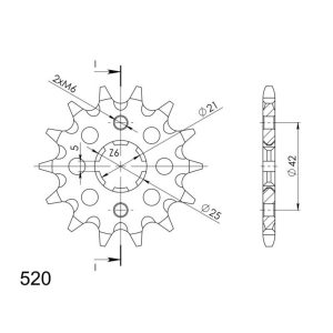 Supersprox / JT Front sprocket 569.14