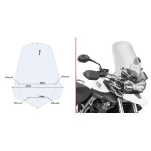 Givi Specific fitting kit for 6401DT Tiger 800 11-