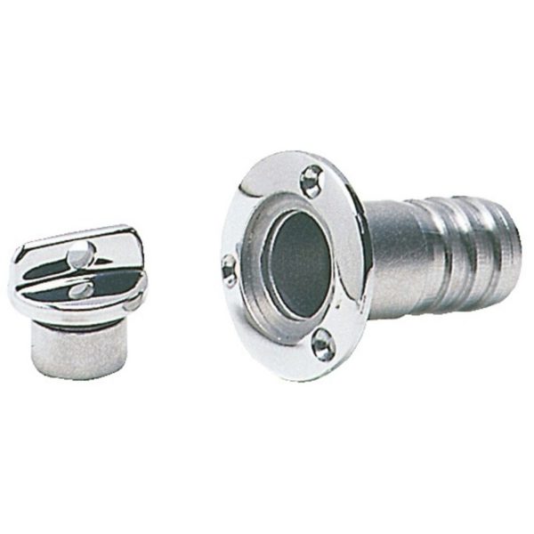 S.S bilge drain plug 48 mm