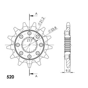 Supersprox / JT Front sprocket 284.13 SC