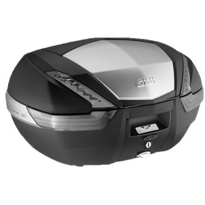 Givi V47 Tech monokey 47lt case with black unpainted cover