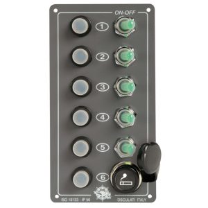 5 switches panel + lighter
