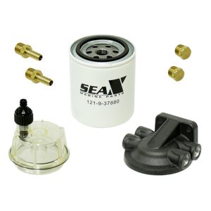 Sea-X, ff/ws gasoline, assy. w/clear bowl & bracket