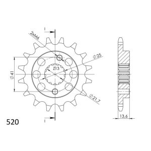 Supersprox / JT Front sprocket 1307.15