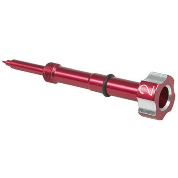 Psychic Mixture screw, Keihin Red anodised