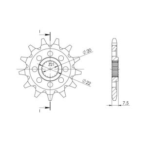 Supersprox / JT Front sprocket 1323.12