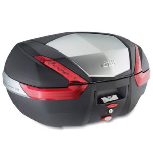 Givi V47 monokey 47lt case with black unpainted cover