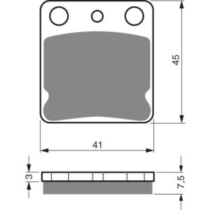 GOLDFREN Brake Pads 144 Ceramic carbon AD