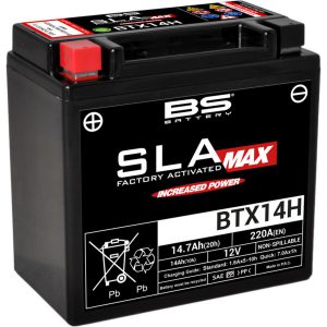 BS Battery  BTX14H (FA) SLA MAX – Sealed & Activated