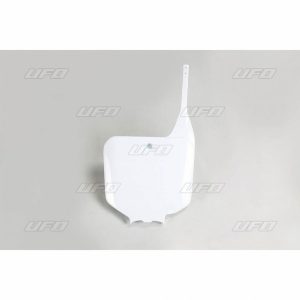 UFO Front number plate CR125/250 95-99+CR500 00- White 041