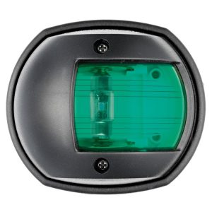 Compact 12 LED navigation light black – green