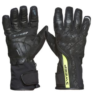Sweep Glove GS200 Waterproof, Black/Fluo 2XL