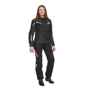 Sweep Textil jacket Voyage Waterproof, Black/White 38