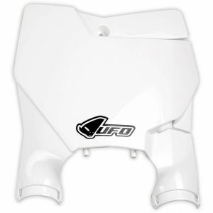 UFO Stadium Front number plate KTM 125/450 SX/SX-F 16- White 047