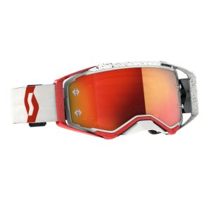 Scott Goggle Prospect red/white orange chrome works