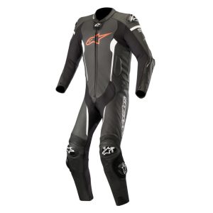 Alpinestars Leather suit 1-pcs Missile Tech Air Black/Fluo White 54