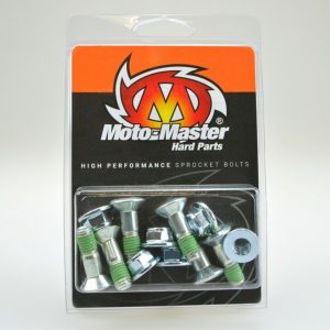 Moto-Master Euro sprocket bolt kit: 6x M8-26mm Torx head bolt, thread patch pre-