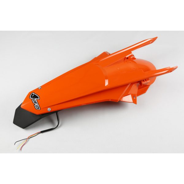 UFO Rear Fender Enduro LED EXC/EXC-F 150-500 2017-19 Orange 127