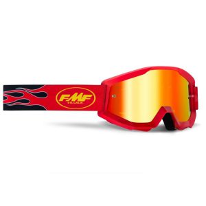 FMF POWERCORE Goggle Flame Red – Mirror Red Lens