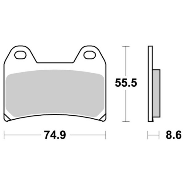 *  Sbs Brakepads Dual Sinter