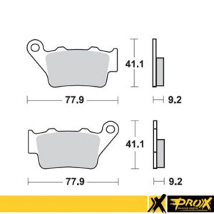 ProX Rear Brake Pad KTM125/200/250 ’94-03
