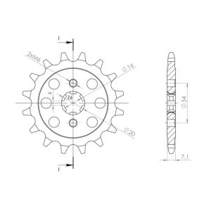 Supersprox / JT Front sprocket 1903.12