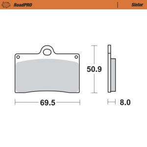 Moto-Master Brakepads RoadPRO Sinter front