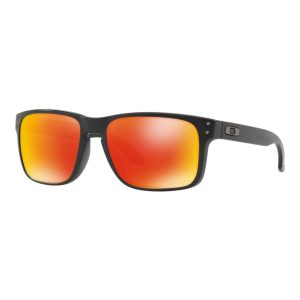 Oakley Sunglasses Holbrook Matte Black w/ PRIZM Ruby