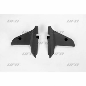 UFO Radiator shrouds lower HVA CR/WR250 09-,TC205 09- Black 001