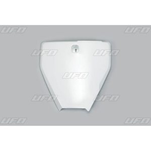 UFO Front number plate HVA TC85 18- White 041
