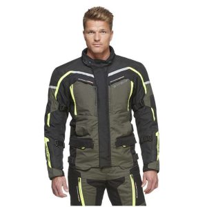 Sweep Textil jacket GT Touring 2 Waterproof, Black/Fluoyellow 4XL